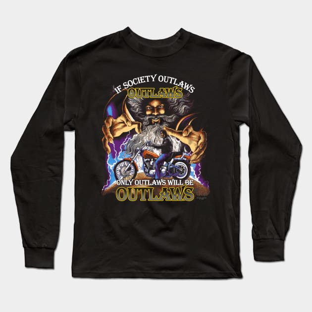 Outlaws Long Sleeve T-Shirt by TeenageStepdad